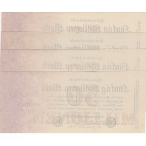 Germany, 50.000.000 Mark (4), 1923, UNC, p98, (Total 4 banknotes)