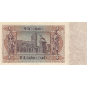 Germany, 5 Mark, 1942, UNC, p186a
