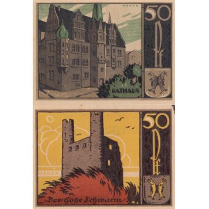 Germany, Notgeld, 50 Pfennig (2), 1921, UNC, (Total 2 banknotes)