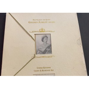 Great Britain, 5 Pounds, 2002, UNC, FOLDER