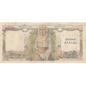 Greece, 1.000 Drachmai, 1935, VF, p106a