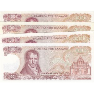 Greece, 100 Drachmai, 1978, UNC, p200b, (Total 5 banknotes)