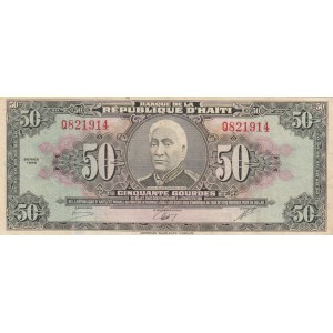 Haiti, 50 Gourdes, 1986, XF (-), p249