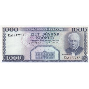 Iceland, 1.000 Kronur, 1961, UNC, p46