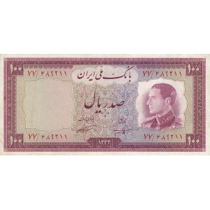 Iran, 100 Rials, 1954, UNC, p67