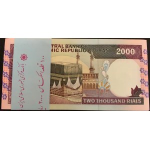 Iran, 2.000 Rials, 1996/2005, UNC, p141k, BUNDLE