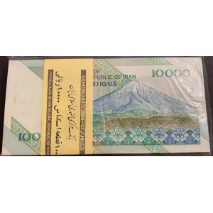 Iran, 10.000 Rials, 20009, UNC, p146, BUNDLE