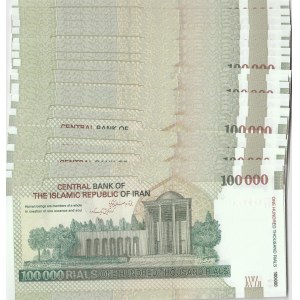 Iran, 100.000 Rials, 2010, UNC, p151, QUARTER BUNDLE