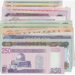 Iraq, 1 Dinar, 5 Dinars (2), 25 Dinars (4), 50 Dinars (3), 100 Dinars, 250 Dinars (2), 1000 Dinars and 10000 Dinars, UNC, (Total 15 banknotes)
