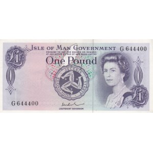 Isle of Man, 1 Pound, 1972, UNC, p29d