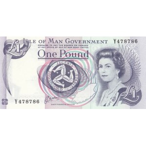 Isle of Man, 1 Pound, 1985, UNC, p40b