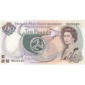 Isle of Man, 10 Pounds, 1998, UNC, p44b