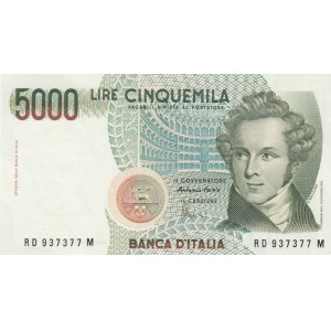 Italy, 5.000 Lire, 1985, UNC, p111