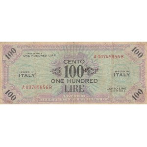 Italy, 100 Lire, 1943, FINE, pM21c