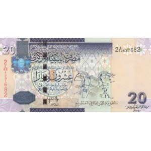 Libya, 20 Dinars, 2009, UNC, p74