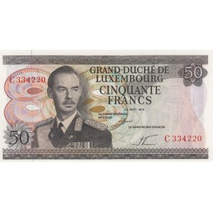 Luxembourg, 50 Francs, 1972, UNC, p55b