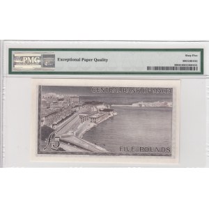 Malta, 5 Pounds, 1968, UNC, p30