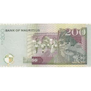 Mauritius, 200 Rupees, 2001, UNC, p57