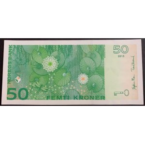 Norway, 50 Kroner, 2015, UNC, p46d
