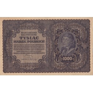 Poland, 1.000 Marek, 1919, VF, p29