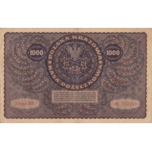 Poland, 1.000 Marek, 1919, VF, p29