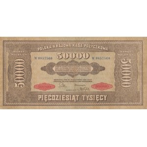 Poland, 50.000 Marek, 1923, VF, p33