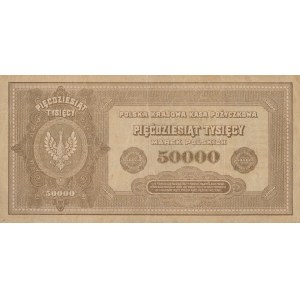 Poland, 50.000 Marek, 1923, VF, p33