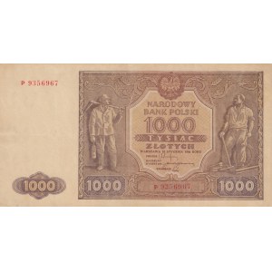 Poland, 1.000 Zlotych, 1946, VF, p122