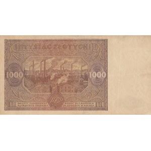 Poland, 1.000 Zlotych, 1946, VF, p122
