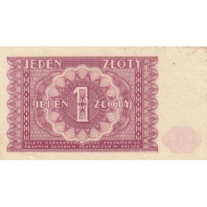 Poland, 1 Zloty, 1946, AUNC, p123