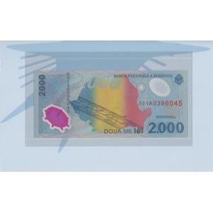 Romania, 2.000 Lei, 1999, UNC, p111b, FOLDER