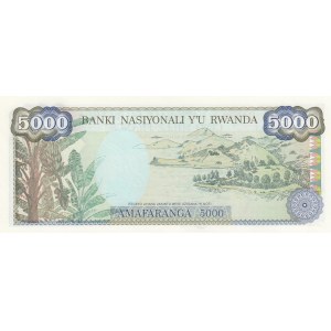 Rwanda, 5.000 Francs, 1988, UNC, p22