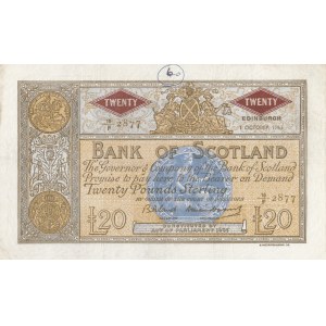 Scotland, 20 Pounds, 1963, VF, p94