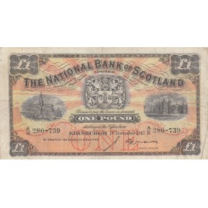 Scotland, 1 Pound, 1947, VF, p228