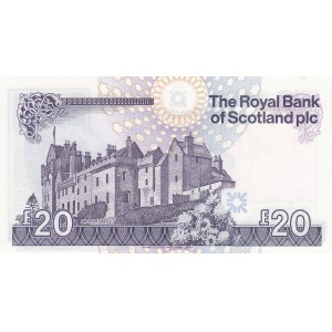 Scotland, 20 Pounds, 2016, UNC, p374f