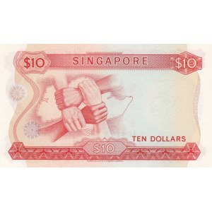 Singapore, 10 Dollars, 1972, UNC, p3c