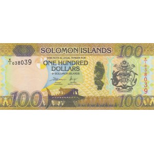 Solomon Islands, 100 Dollars, 2015, UNC, p36r, REPLACEMENT
