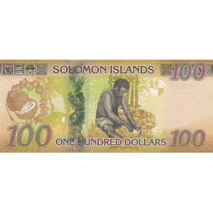 Solomon Islands, 100 Dollars, 2015, UNC, p36r, REPLACEMENT