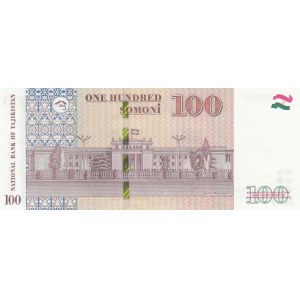 Tajikistan, 100 Somoni, 2017, UNC, p27b