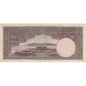 Turkey, 100 Lira, 1938, XF (-), 2/1. Emission, p130