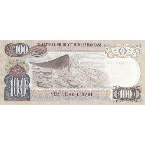 Turkey, 100 Lira, 1983, UNC, 6/3. Emission, p189, J49 last prefix