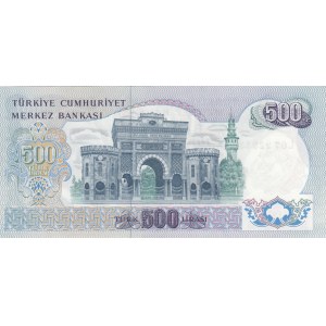 Turkey, 500 Lira, 1974, UNC, 6/2. Emission, p19e
