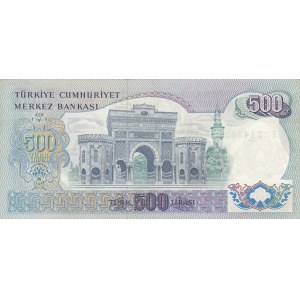 Turkey, 500 Lira, 1974, AUNC, 6/2. Emission, p19c