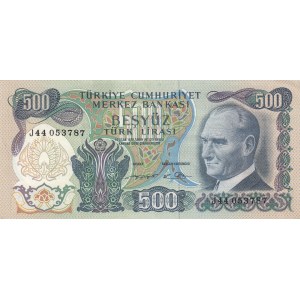 Turkey, 500 Lira, 1974, XF (+), 6/2. Emission, p19e