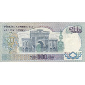 Turkey, 500 Lira, 1974, XF (+), 6/2. Emission, p19e