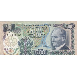 Turkey, 500 Lira, 1971, XF (+), 6/1. Emission, p190a