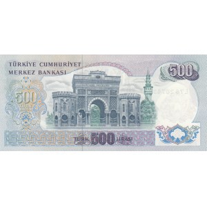 Turkey, 500 Lira, 1974, UNC, p190e