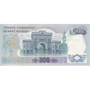 Turkey, 500 Lira, 1974, UNC, 6/2. Emission, p190e