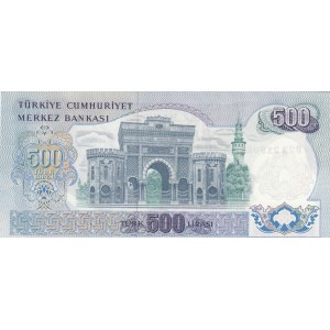 Turkey, 500 Lira, 1974, UNC, 6/2. Emission, p190e