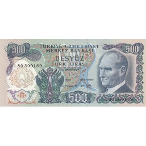Turkey, 500 Lira, 1974, AUNC, p190e
